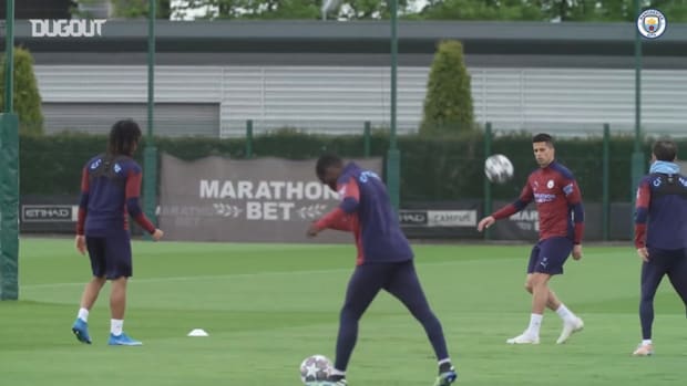 Man City stars prepare for Champions League final